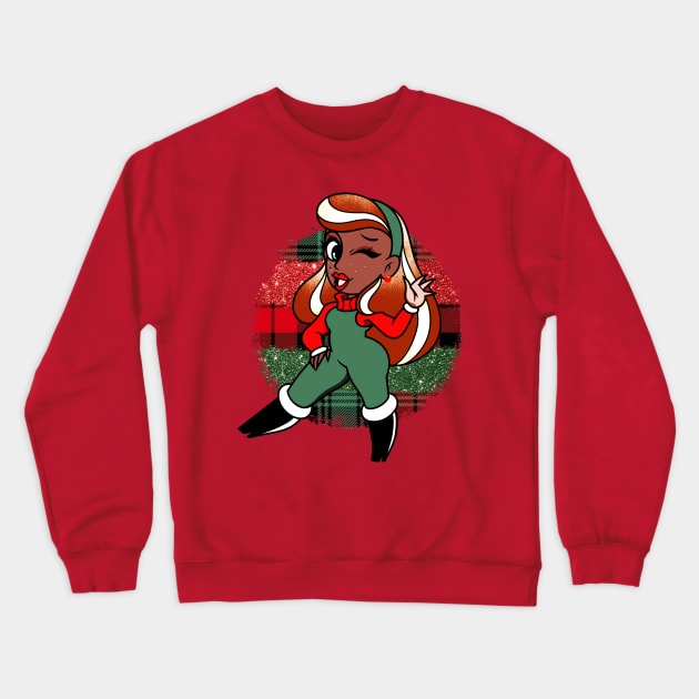 Holly Cocoa Crewneck Sweatshirt by Thy Name Is Lexi